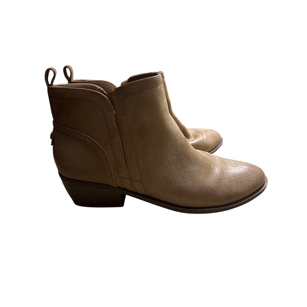 G by GUESS Ankle Booties Womens 6.5M Tan Brown Good